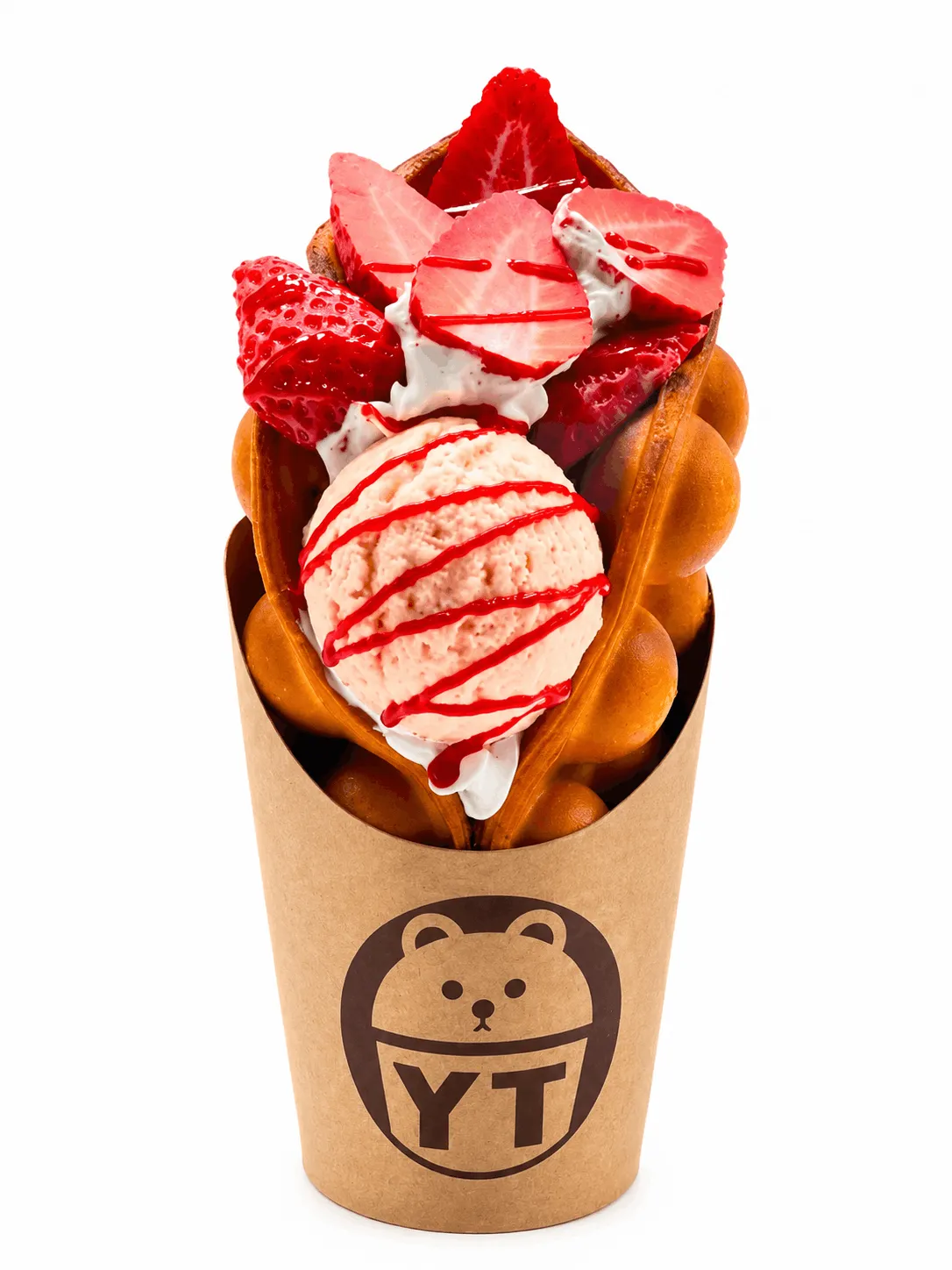 BUBBLE WAFFLES BERRY EGG