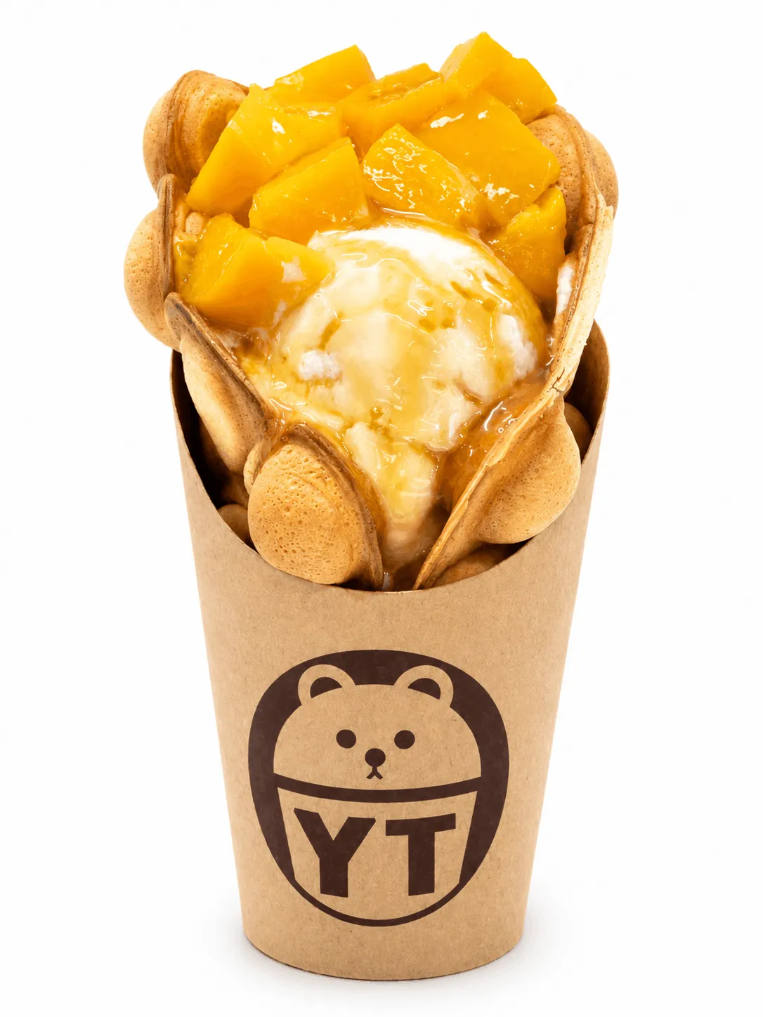 BUBBLE WAFFLES MANGO POP