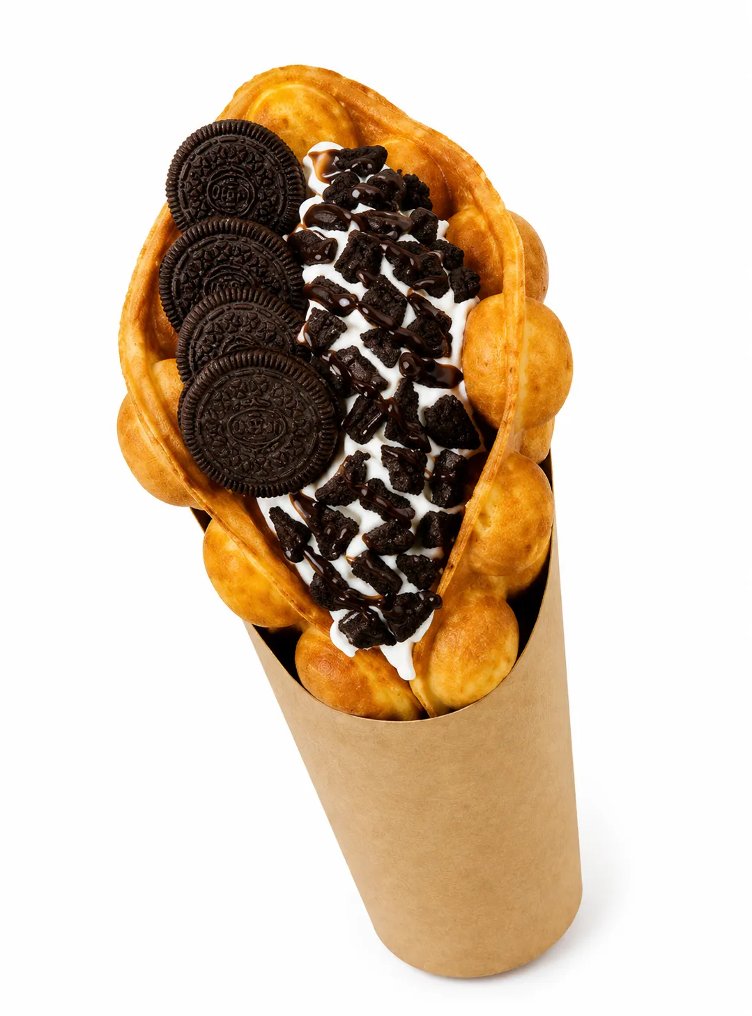 BUBBLE WAFFLES OREO EGG