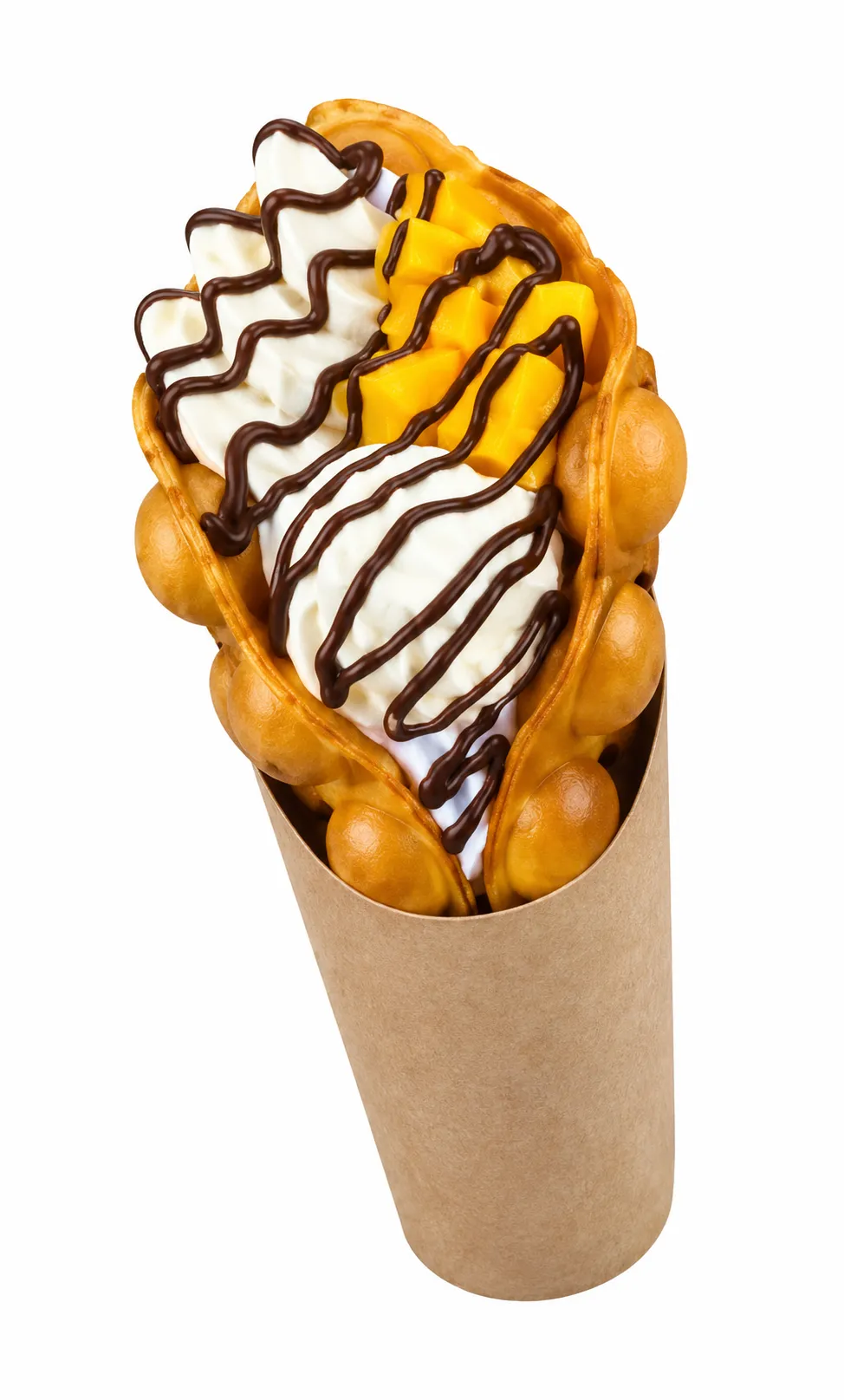 BUBBLE WAFFLES TROP EGG